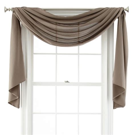 Ships free orders over $39. jcpenney - Royal Velvet® Ally Window Scarf - jcpenney ...