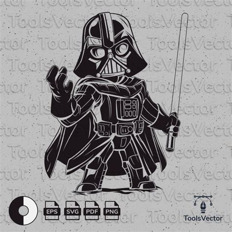 Dark Vador Vecteur Darth Vader SVG Star Wars SVG Star Wars Etsy