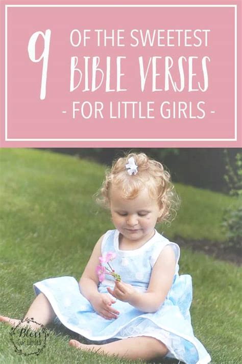 The Sweetest Bible Verses For Little Girls Praying Over