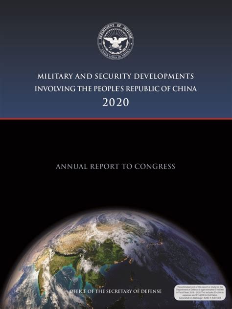 2020 Dod China Military Power Report Finalpdf Peoples Liberation