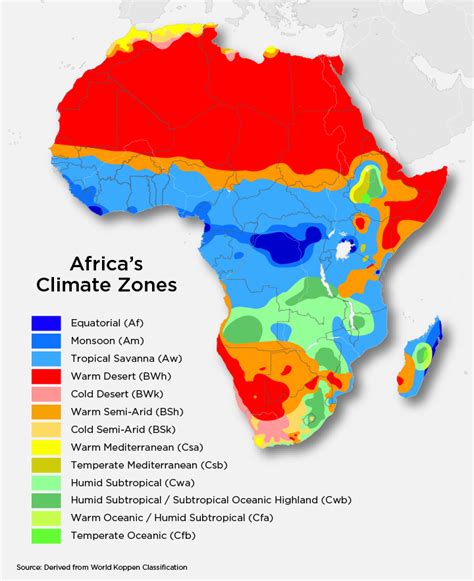 Africa Climate Zones Map By James Welsh On Dribbble