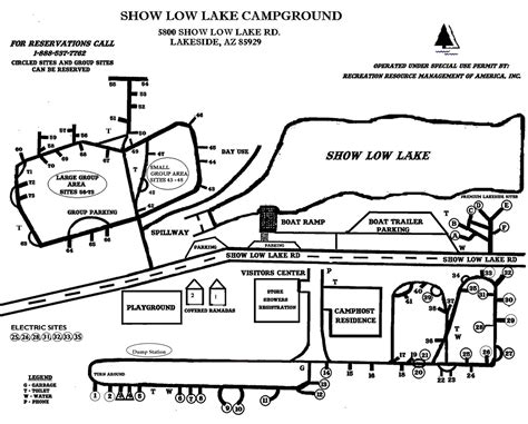 SHOW LOW LAKE CAMPGROUND BASICS