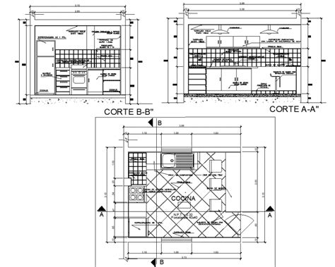Kitchen Plan And Detail Drawing In Dwg AutoCAD File Cadbull Autocad