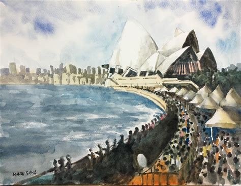 The various global churches all report to houston and. Sydney opera house Watercolour by Brian Tai | Sydney opera ...