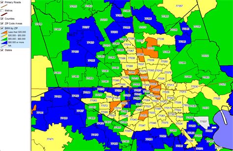 最高 West Houston Zip Code Map できる