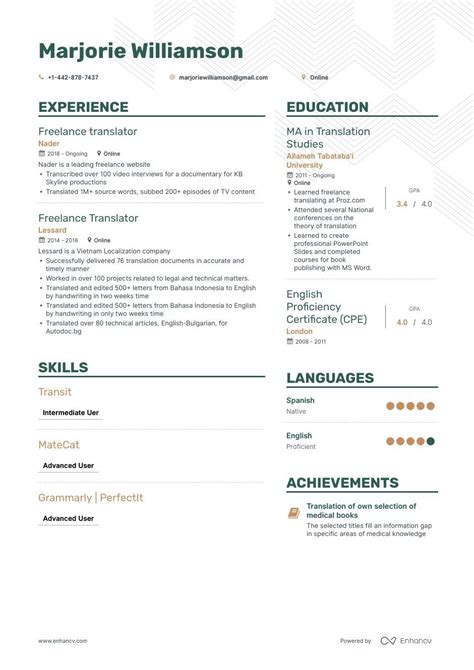Resume Template Examples Student Resume Template Cv Examples Resume
