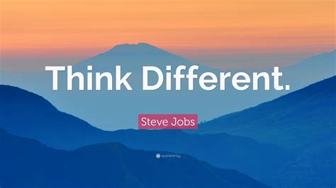 Steve Jobs Quote Think Different