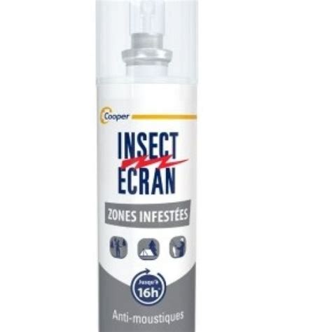 Insect Ecran Répulsif anti moustiques Zones infestées ml