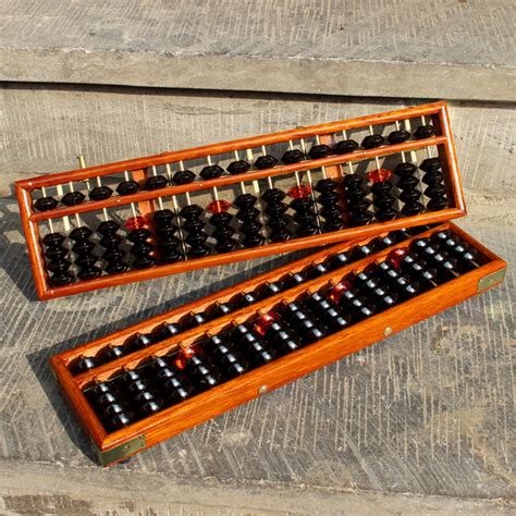 Chinese Abacus Arithmetic Soroban 15 Digits Calculating Tool Chinese abacus soroban Japanese ...