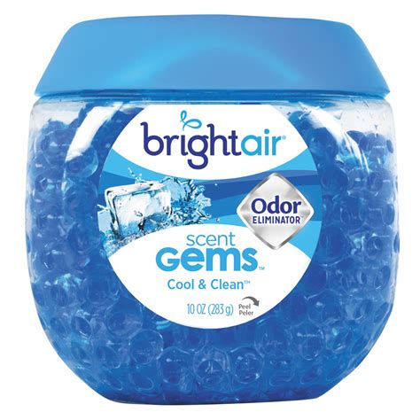 Bright Air Odor Eliminators Jar 10 Oz Beads Cool And Clean 38lu82