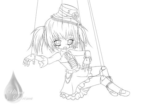 Creepy Doll Coloring Pages Clip Art Library