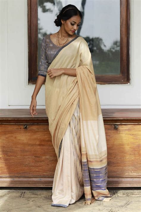 Goddess Effect Hand Woven Handloom Saree Traditional Attire