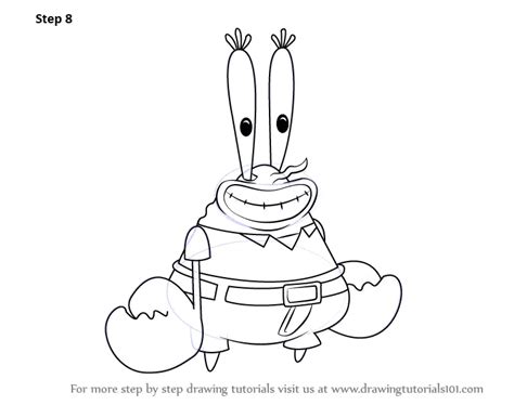 Learn How To Draw Eugene Krabs From Spongebob Squarepants Spongebob