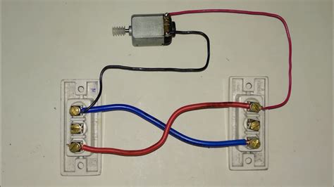 Dc Motor Two Way Switch Reverse Forward Wiring With Direction Indicator