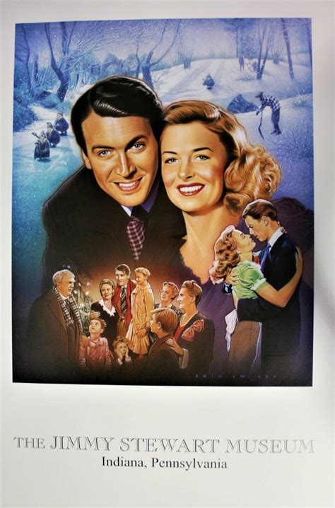 Its A Wonderful Life Scene Poster The Jimmy Stewart Museum
