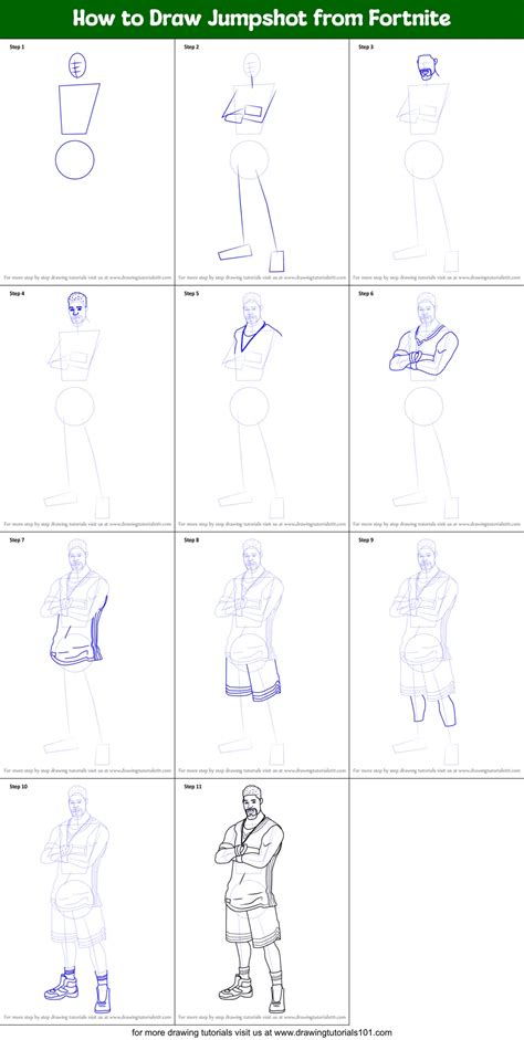 How To Draw Fortnite Characters Step By Step My Video Drawing Lessons