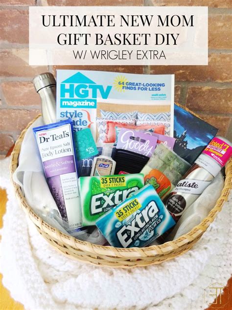 Best gifts for a new mom in the hospital. Ultimate New Mom Gift Basket DIY | Elle Talk
