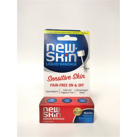 New Skin Liquid Bandage For Sensitive Skin Latex Free 03 Fl Oz