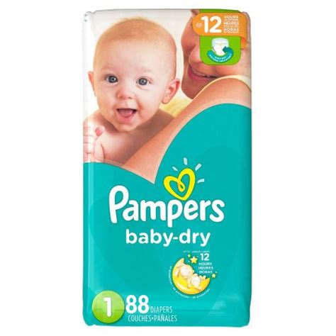 Pampers Baby Dry Diapers Size1 Jumbo Pack Count 88pcs Shop And Go