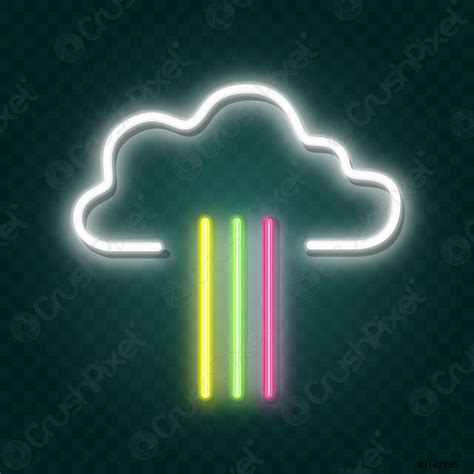 Rainbow Neon Sign Stock Vector 2142235 Crushpixel