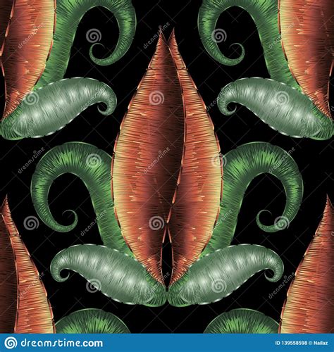 Must contain at least 4 different symbols; Embroidery Colorful Paisley Seamless Pattern. Tapestry ...
