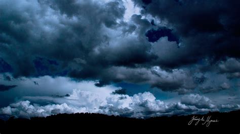 Dark Cloudy Sky By Tracy Hymas