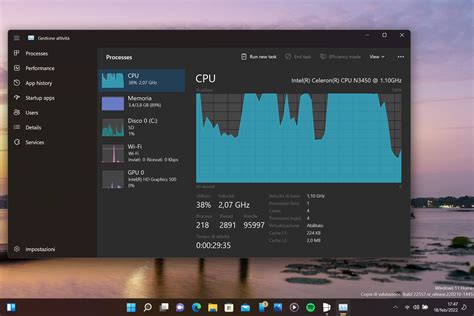 Gestione Attività Di Windows 11 Si Rinnova E Supporta Il Tema Scuro