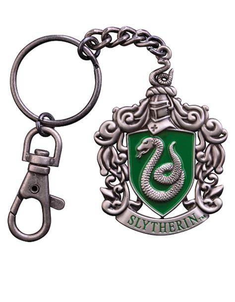Harry Potter Slytherin Crest Keychain Memorabilia Collectibles