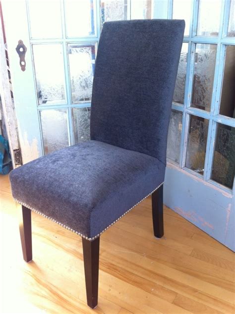 Maybe you would like to learn more about one of these? DIY: Re-Upholster Your Parsons Dining Chairs (Tips From A Pro) | Reupholster dining room chairs ...