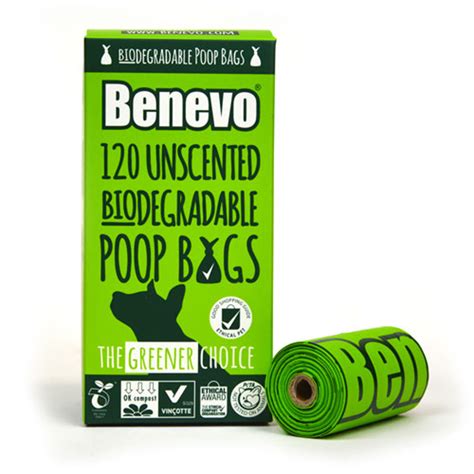 Benevo Biodegradable Poop Bags 120 Bags Benevo