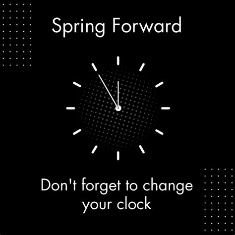 Spring Forward Template Postermywall
