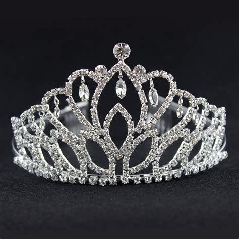 Fumud Luxury Vintage Gold Wedding Crown Alloy Bridal Tiara