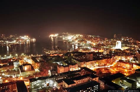 The Night Views Of Vladivostok City · Russia Travel Blog