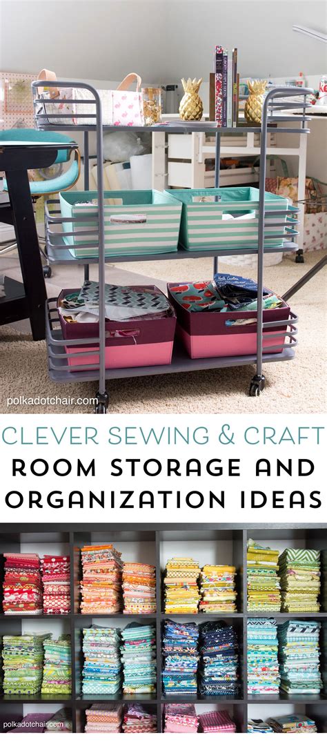 Keep your supplies in check with these clever craft room organization ideas. Cute & Clever Sewing Room Organization Ideas & HomeGoods ...