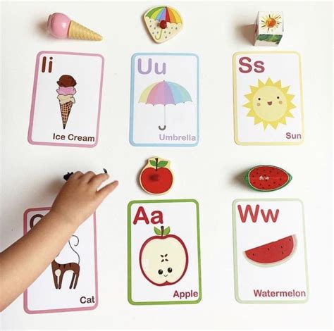 Abc Flashcards Learning Cards Montessori Alphabet Flash Cards