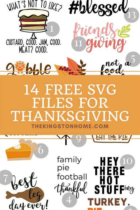 Free Svg Files For Thanksgiving The Kingston Home