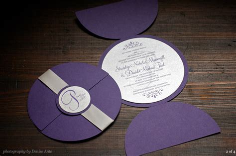 Circle Invite Wedding Invitations Diy Wedding Invitation Design