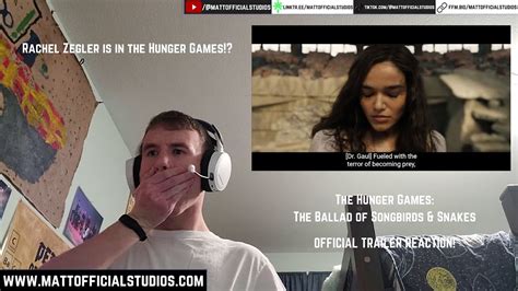 MATT Reacting To The NEW Hunger Games Film Trailer Rachel Segler Is