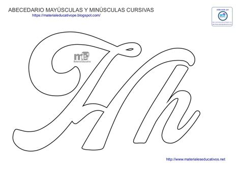 Moldes De Letras Cursivas May Sculas Y Min Sculas Alphabet Letter Templates Alphabet Design