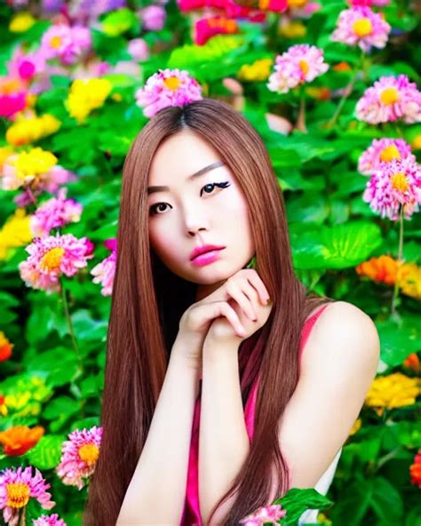 An Stunning Beautiful Chinese Girl Is Surrounded By Stable Diffusion