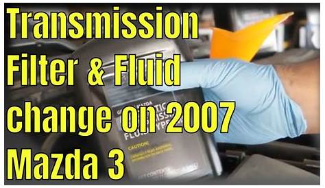 2008 mazda 3 transmission fluid change