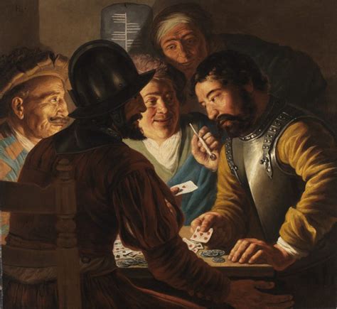 Fighting Card Players And Death The Leiden Collection