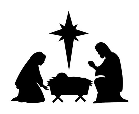 Nativity Stable Silhouette At Getdrawings Free Download