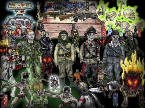 Free Download Call Of Duty Zombies Collage By The Katherinator On