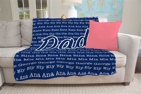 personalized blanket for dad dad t dad blanket blanket etsy