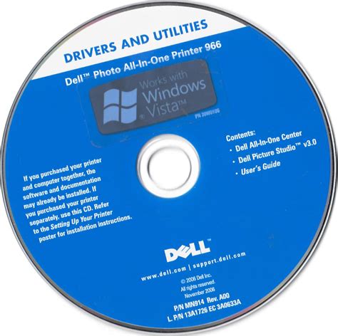 Download free latest dell 1135n laser mfp scanners drivers, dell latest drivers is compatible with all windows, and supported 32 & 64 bit operating systems. Dell Photo All In One Printer 966 Driver CD (Windows)(2006 ...