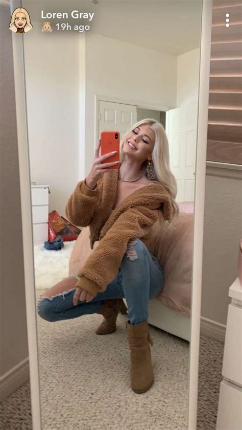 ┋lola ⋆ Loren Gray Loren Gray Snapchat Grey Outfit