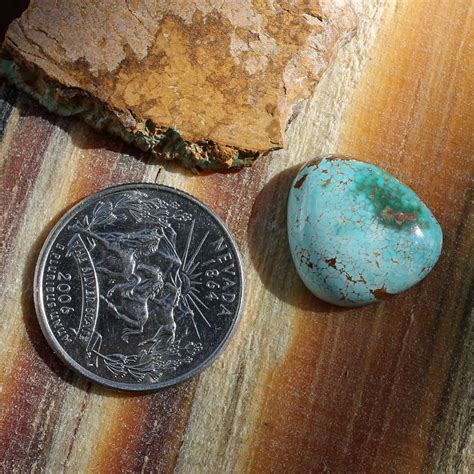 Natural Spiderweb Blue Turquoise Cabochons From Stone Mountain Mine