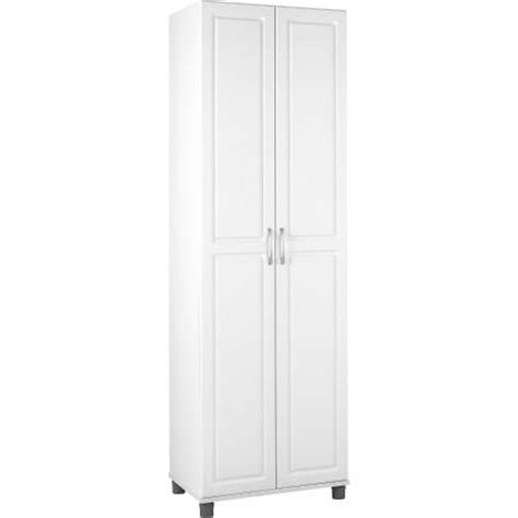 System Build Systembuild Kendall 24 Utility Storage Cabinet White