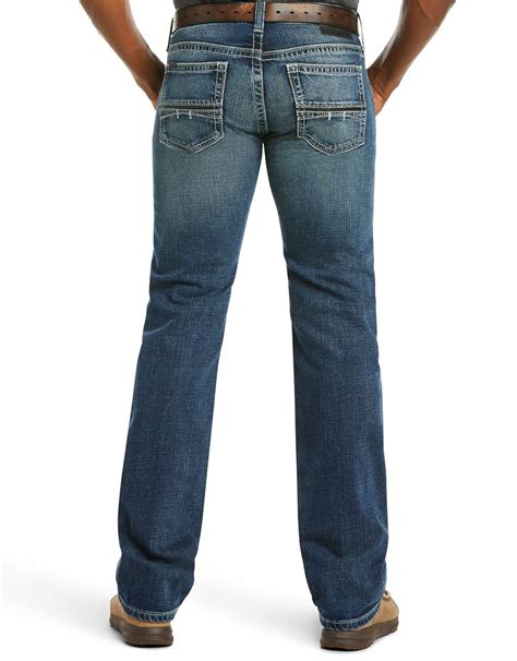 Ariat Mens M5 Legacy Stretch Low Rise Slim Fit Straight Leg Jeans Durham